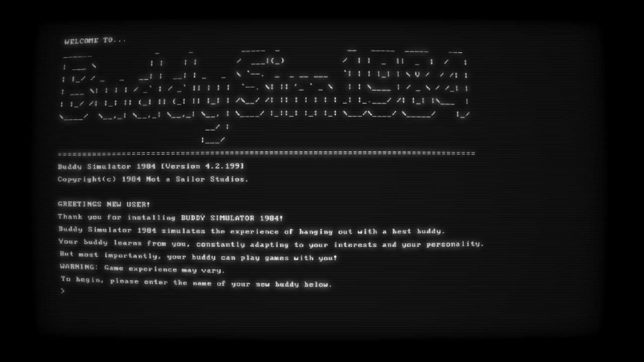 Buddy Simulator 1984 — Steam Game Key