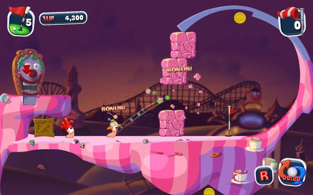Worms Crazy Golf — مفتاح لعبة Steam