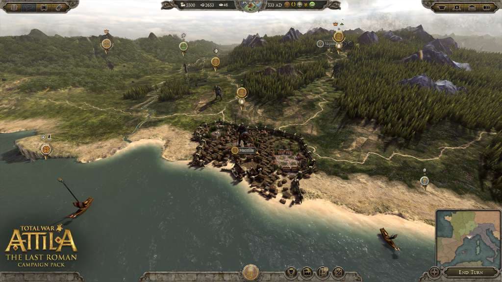 Total War: ATTILA - The Last Roman Campaign Pack DLC — DLC Steam — 1