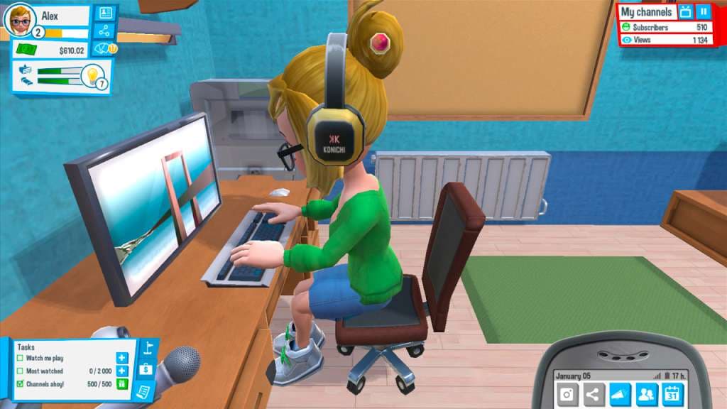 Youtubers Life — Key game Steam — 3