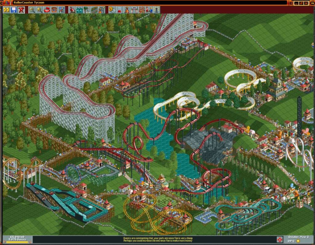 RollerCoaster Tycoon — Klucz do gry Steam — 4