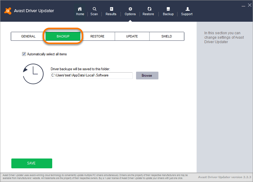 AVAST Driver Updater — Other 라이선스 — 2
