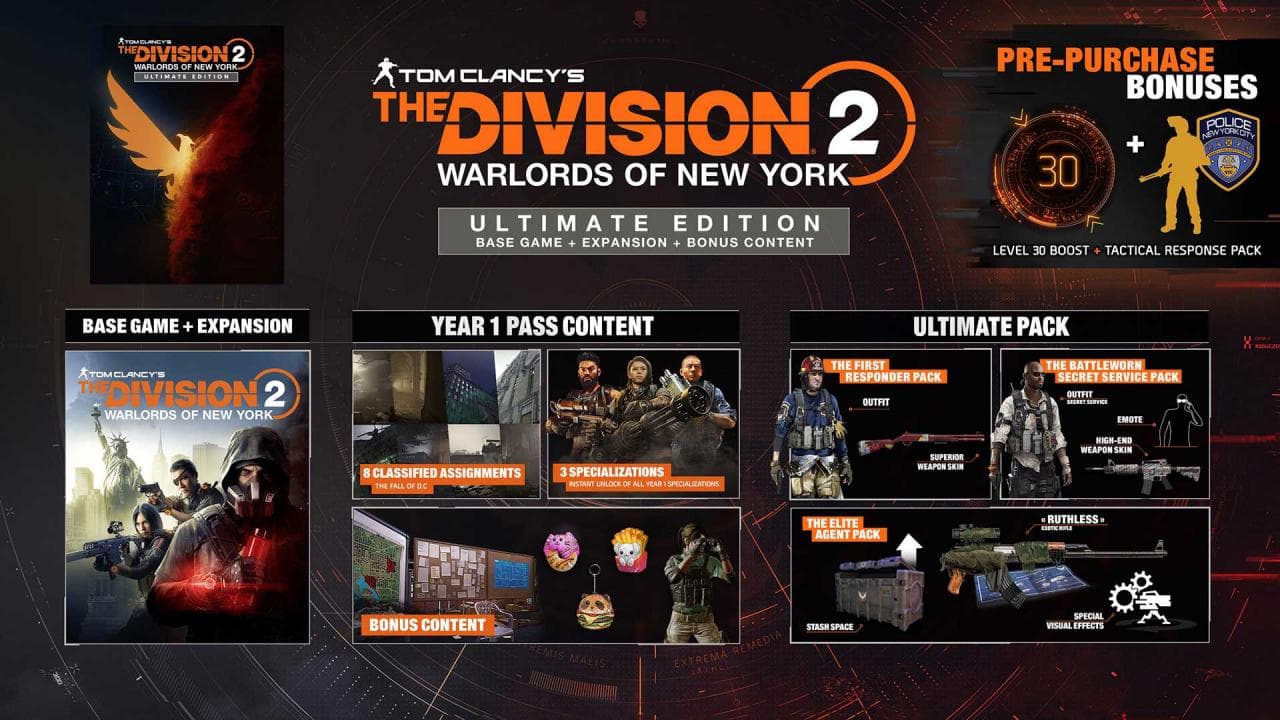 Tom Clancy’s The Division 2 Warlords of New York — Key game Xbox One