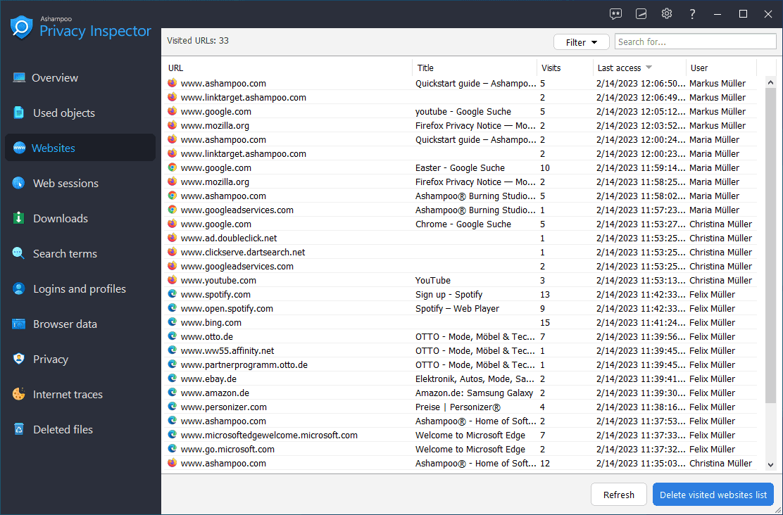 Ashampoo Privacy Inspector — Licencia Other — 4