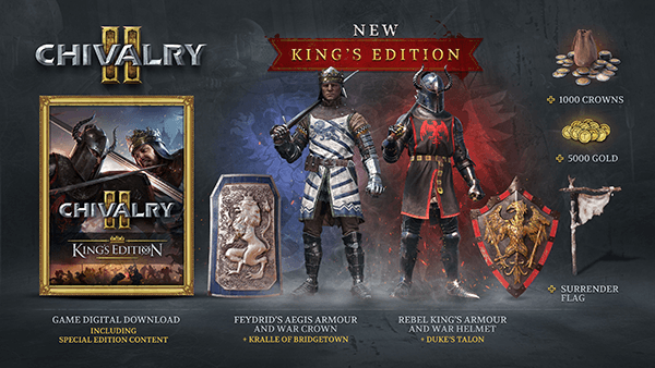 Chivalry 2 - King's Edition Content DLC — Steam DLC