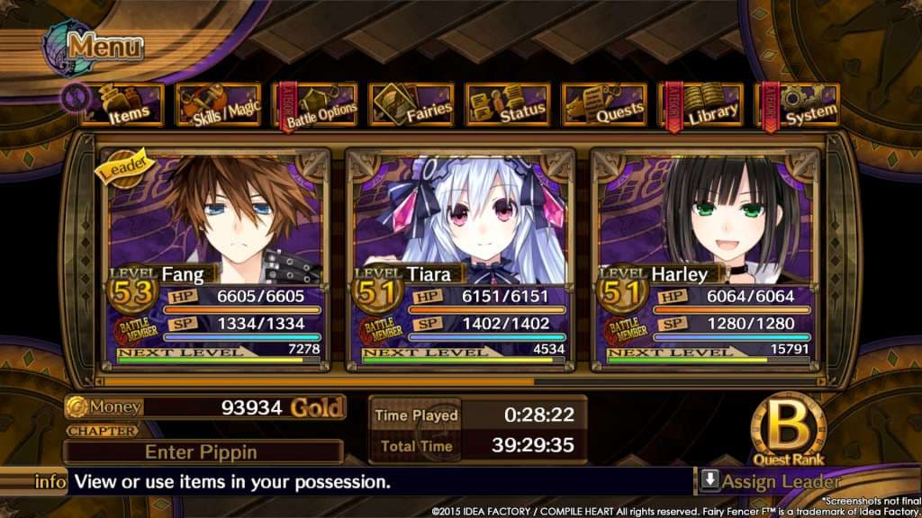 Fairy Fencer F — Clé de jeu Steam — 1