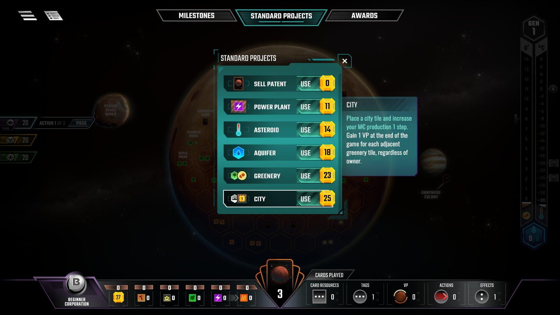 Terraforming Mars — Key game Steam — 4